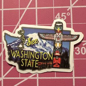💜13/$13 +Bundle Sticker Sale | Travel Washington Waterproof Sticker
